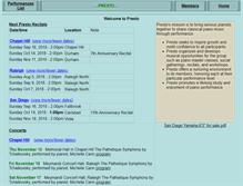 Tablet Screenshot of prestopiano.org